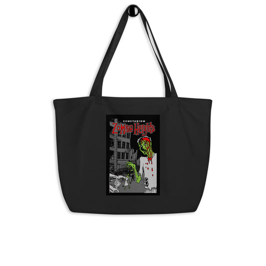 Large Zombie Heights Tote Bag