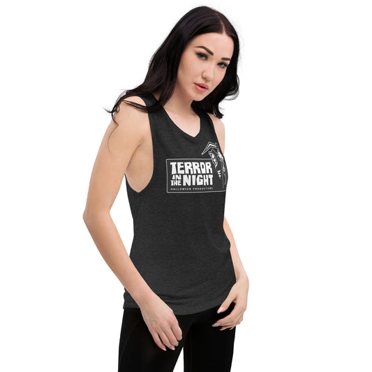 Terror in the Night Halloween Productions Ladies’ Muscle Tank